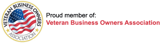 Proud member of the Veteran Business Owners Association